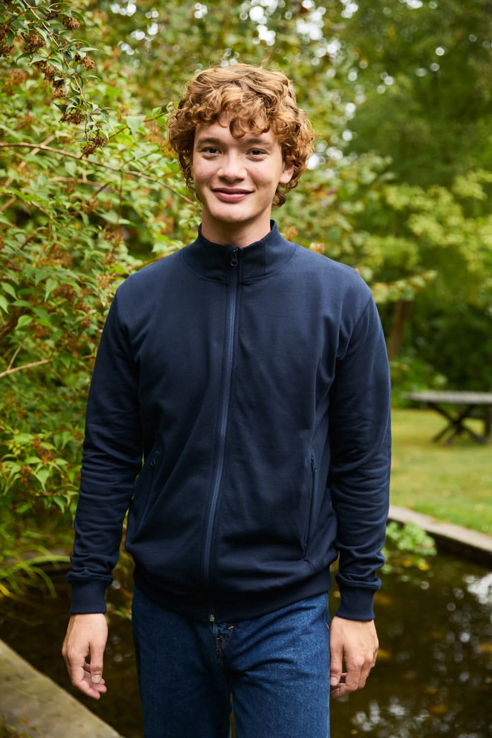 O73601 UNISEX HIGH NECK JACKET – Neutral