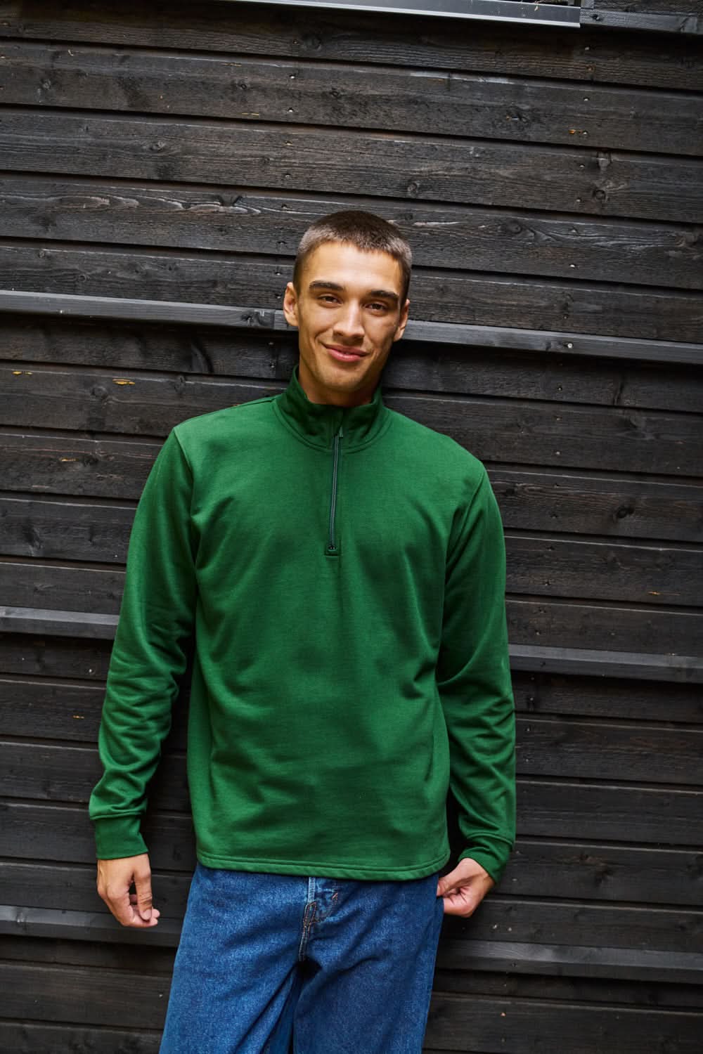 O73701 UNISEX QUARTER ZIP SWEATSHIRT