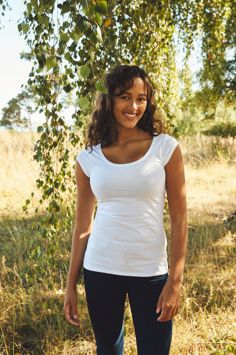 tシャツ Round Collar Basic T Shirt レディース O81010 LADIES ROUNDNECK T-SHIRT – Neutral