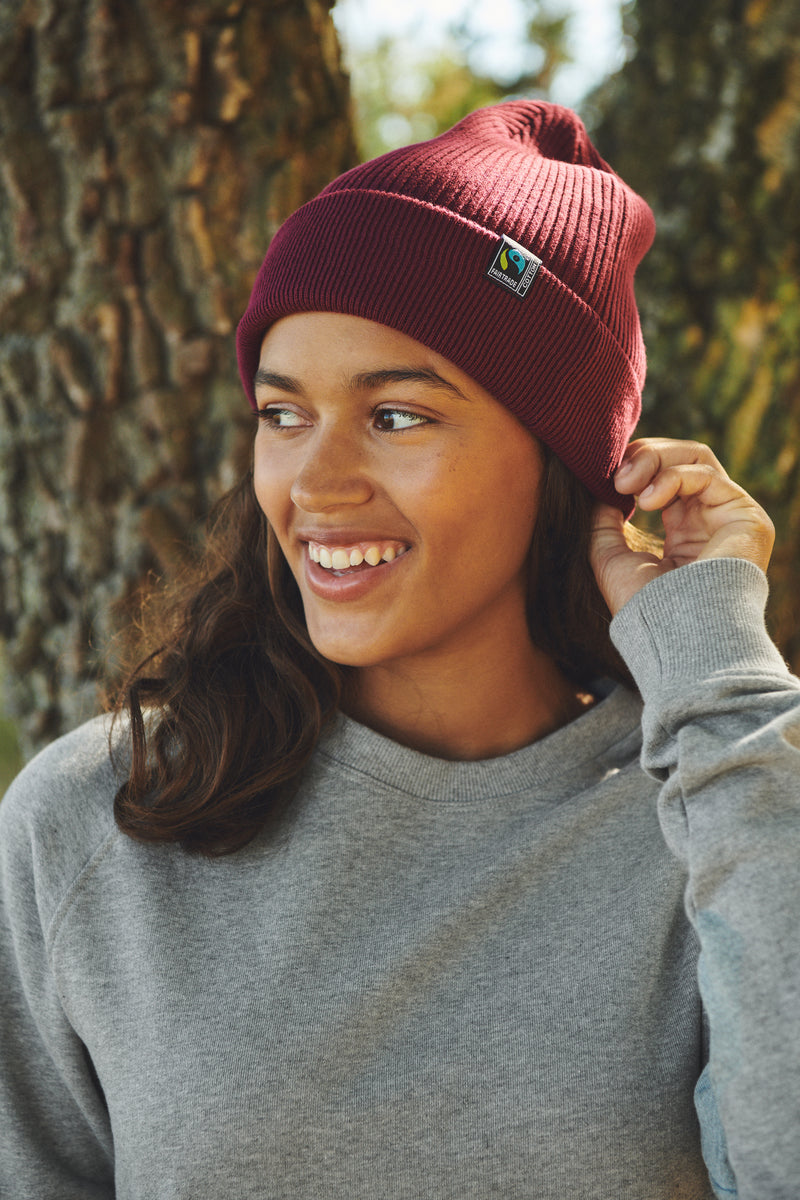O93056 MIXED KNIT BEANIE – Neutral