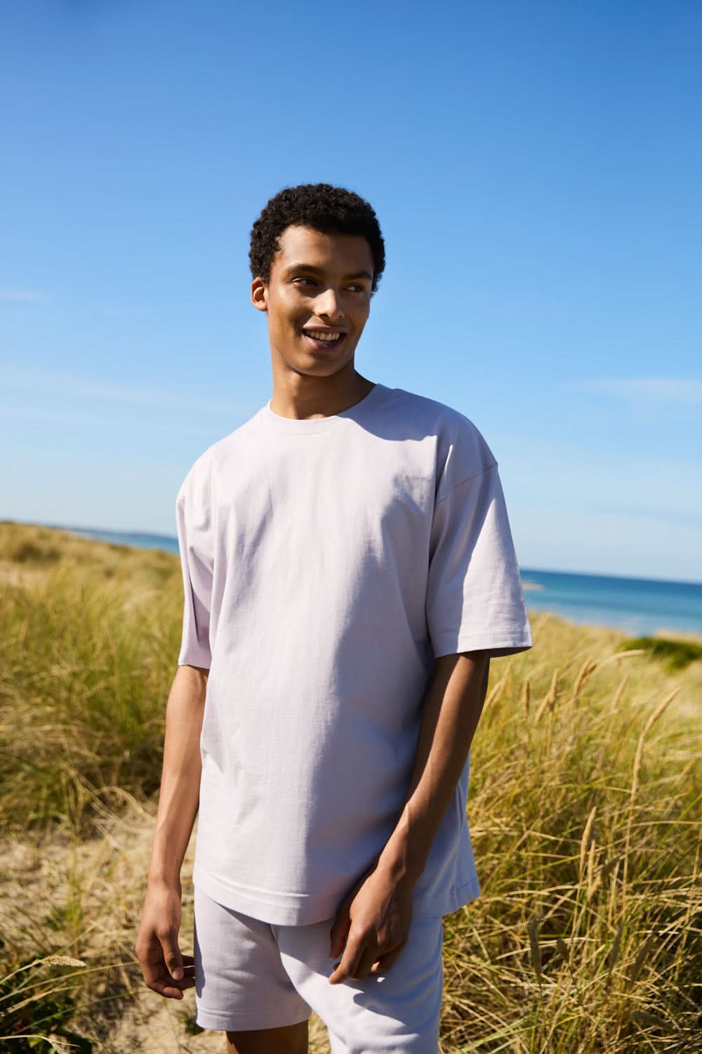 T60011 TIGER COTTON OVERSIZED T-SHIRT – Neutral
