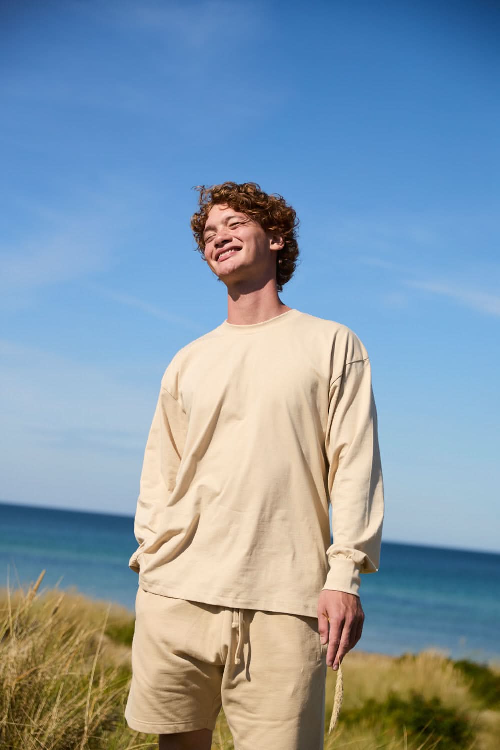 T60050 TIGER COTTON OVERSIZED LONG SLEEVE T-SHIRT – Neutral