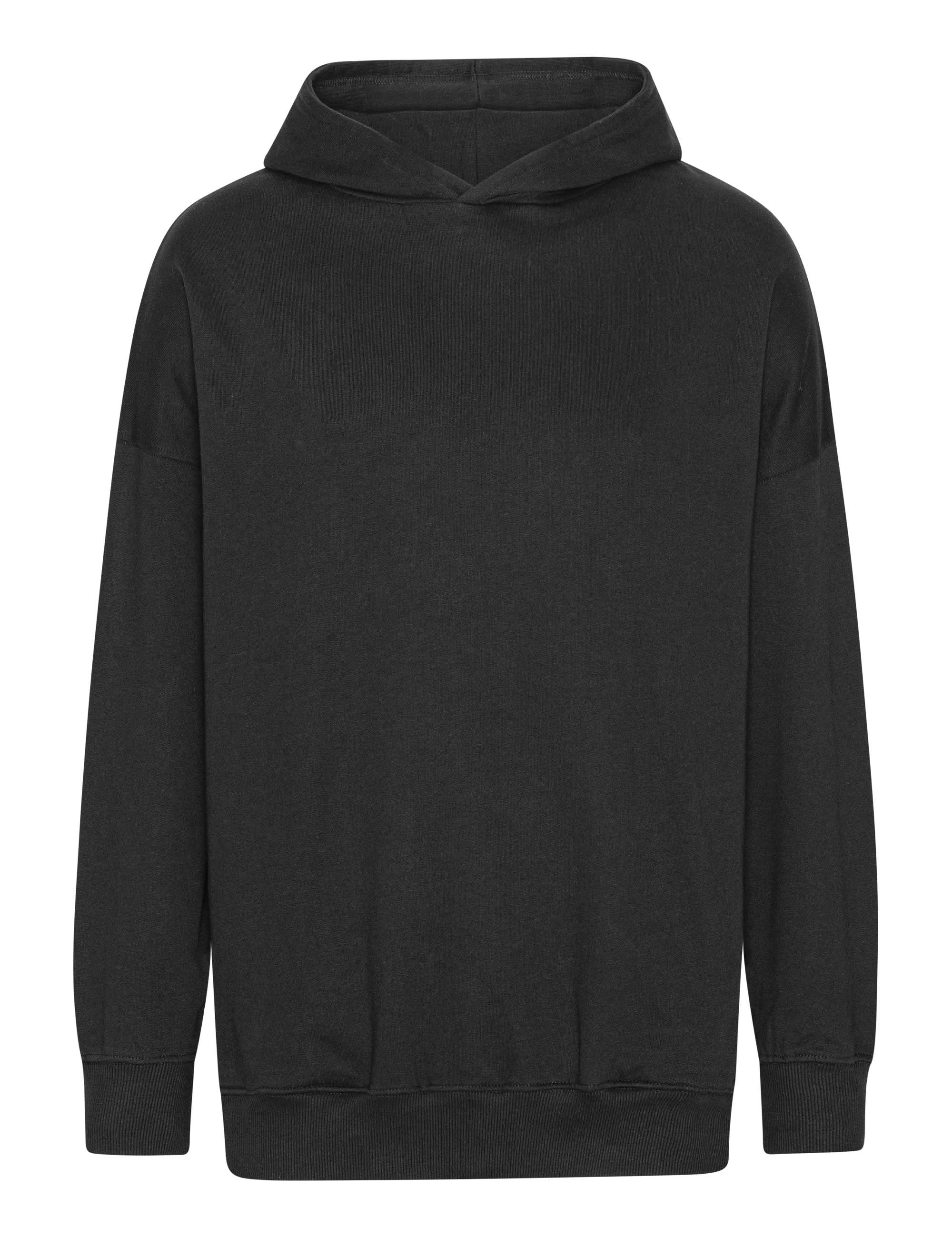 T63112 TIGER COTTON OVERSIZED HOODIE W. SIDE POCKETS