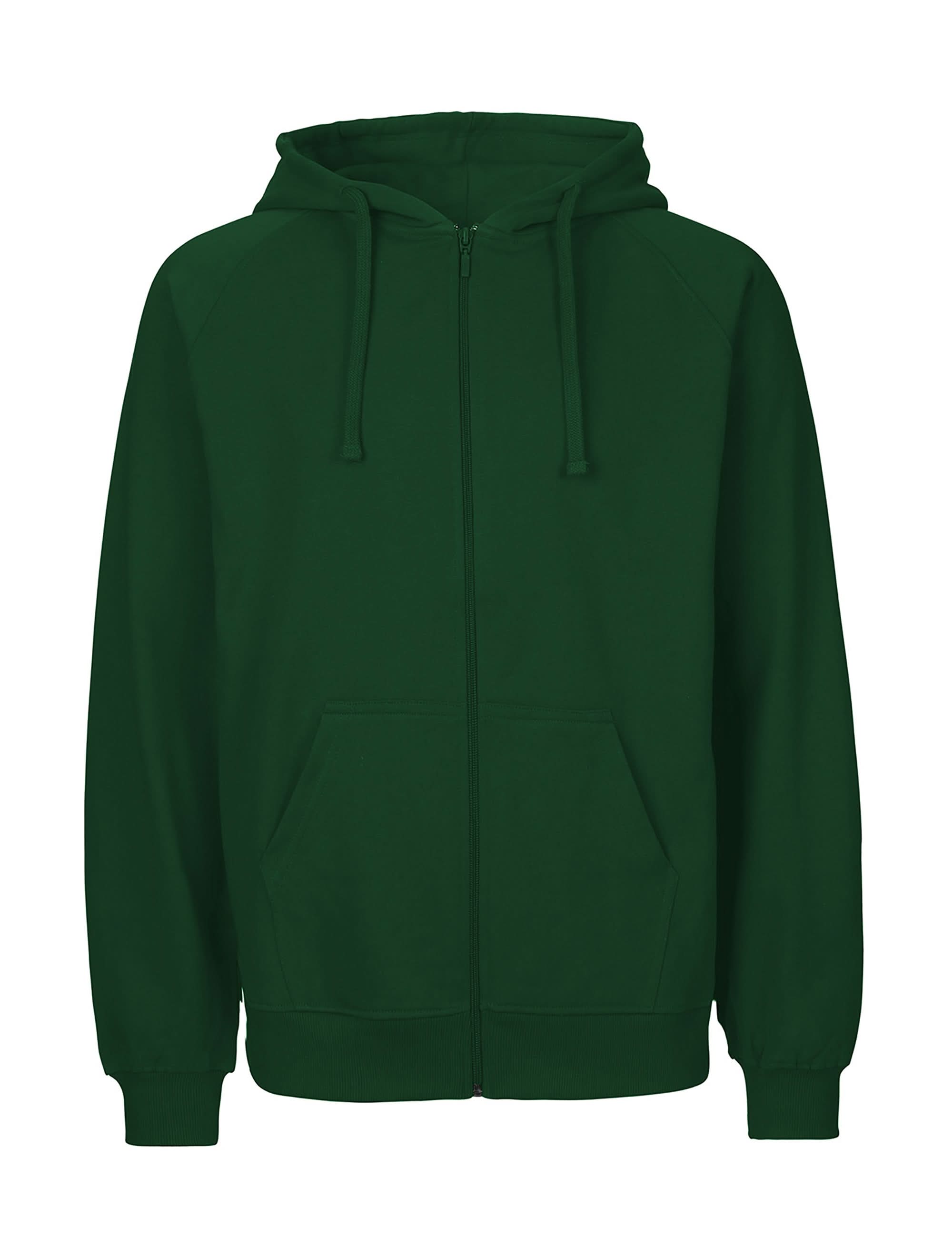 T63301 UNISEX TIGER COTTON HOODIE W. ZIP