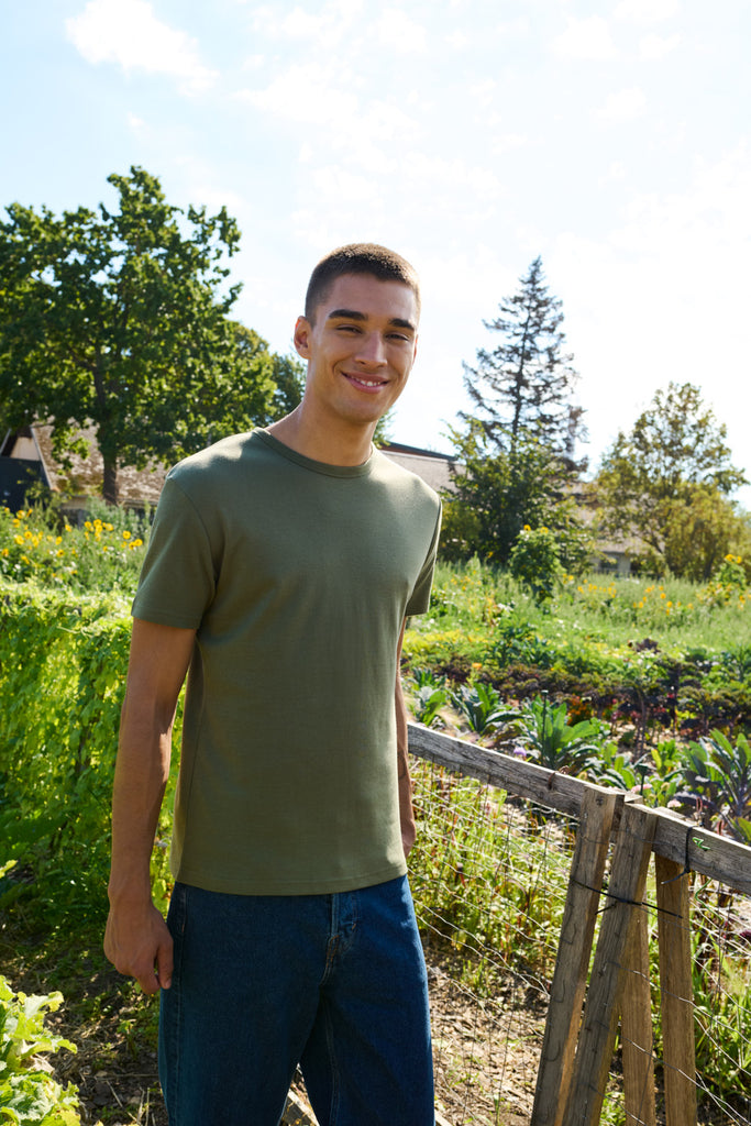 O61030 MENS INTERLOCK T-SHIRT