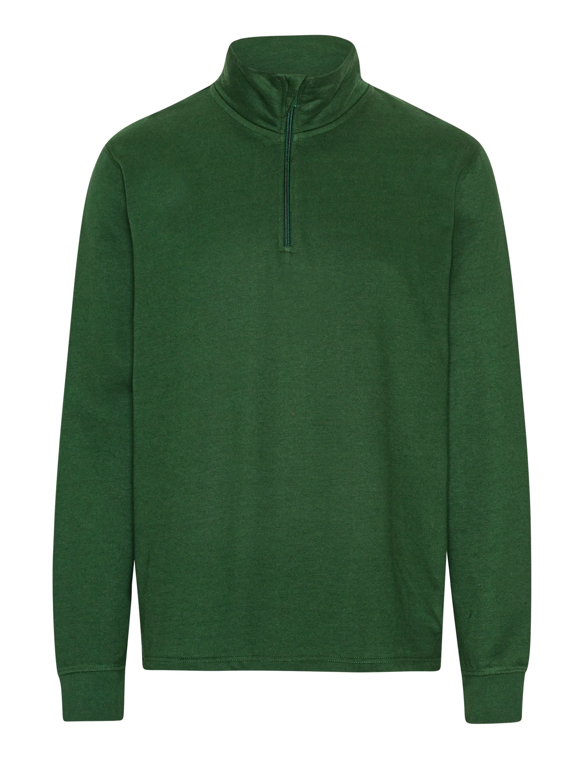 O73701 UNISEX QUARTER ZIP SWEATSHIRT – Neutral