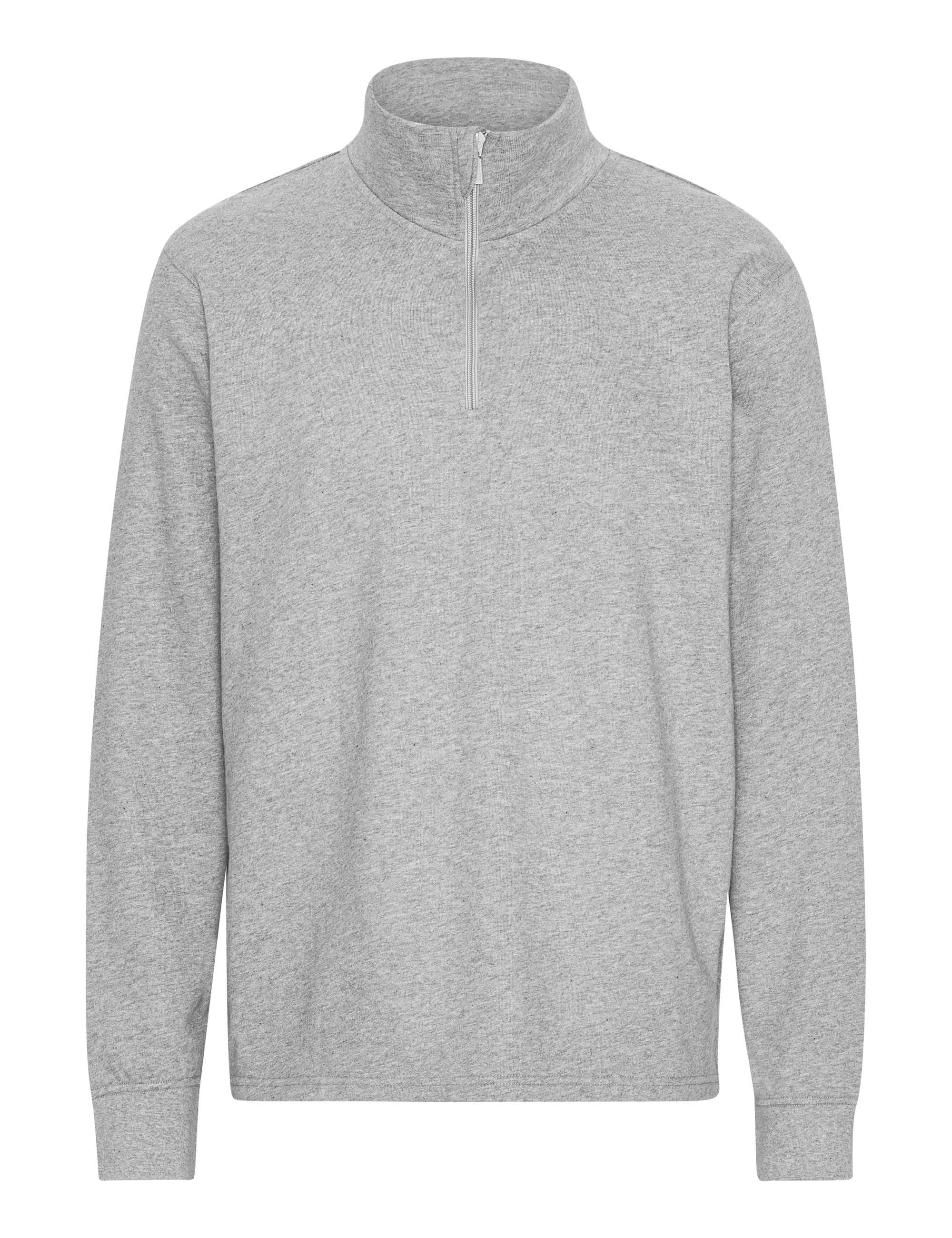 O73701 UNISEX QUARTER ZIP SWEATSHIRT – Neutral