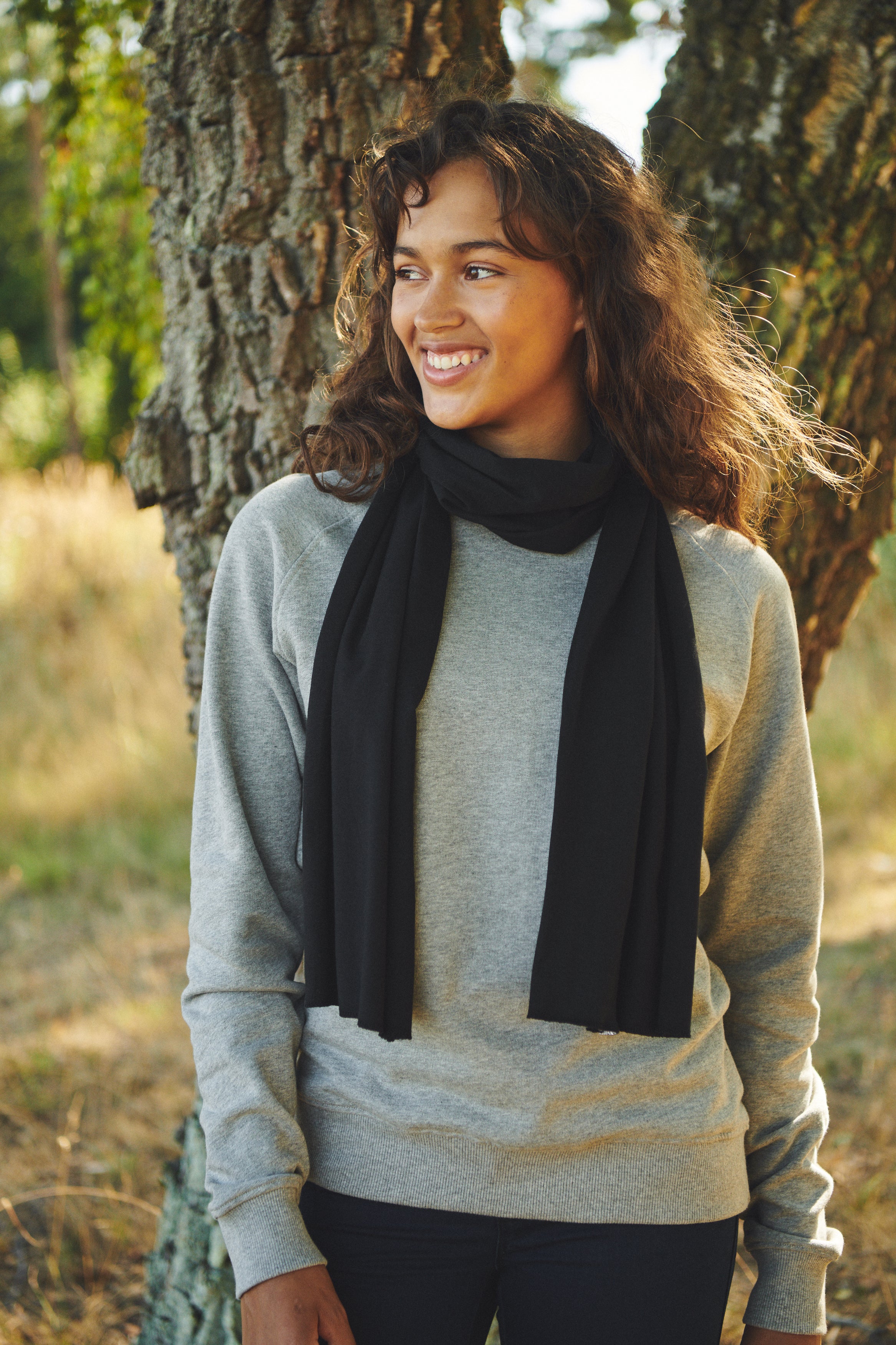 O93010 JERSEY SCARF – Neutral