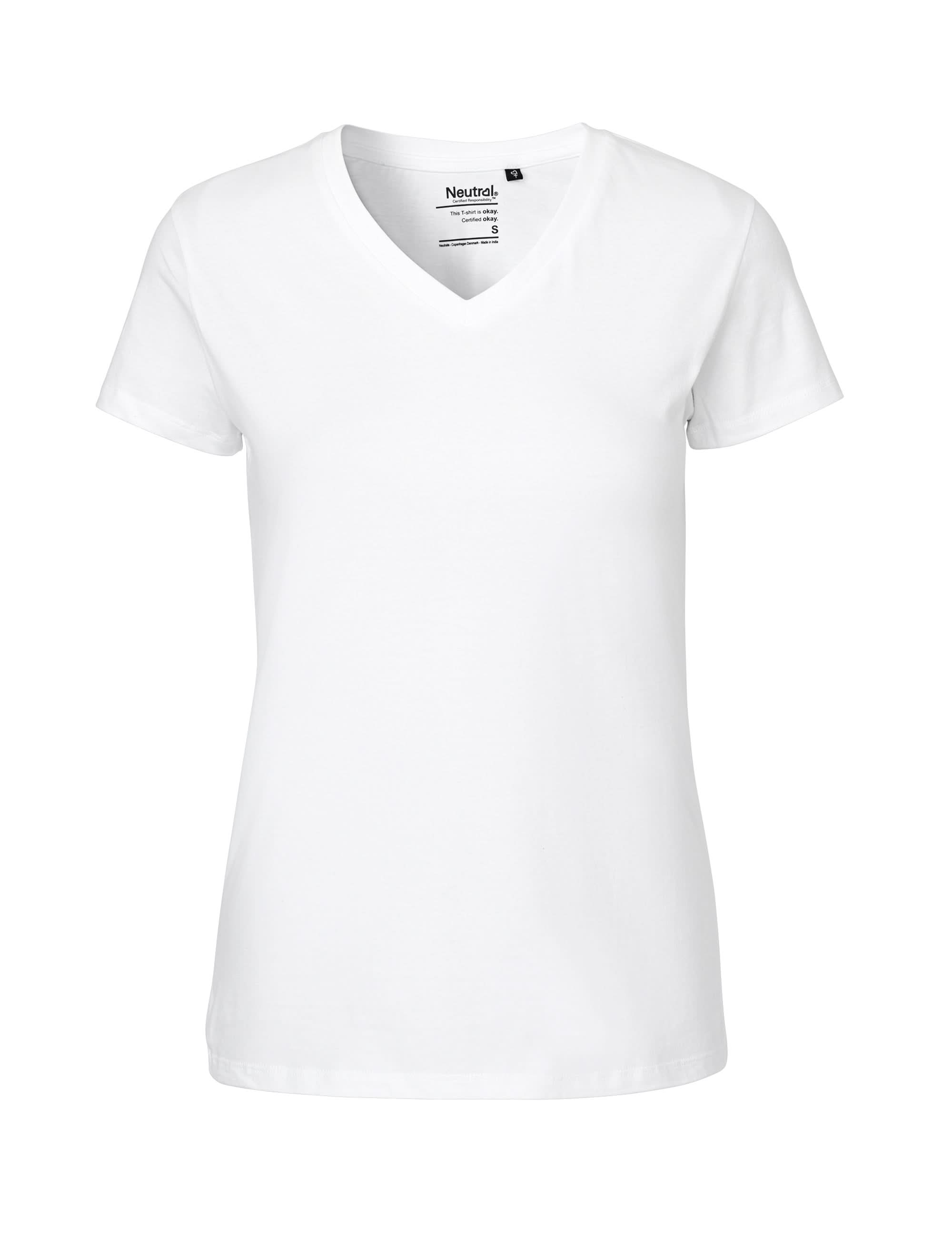 O81005 LADIES V-NECK T-SHIRT