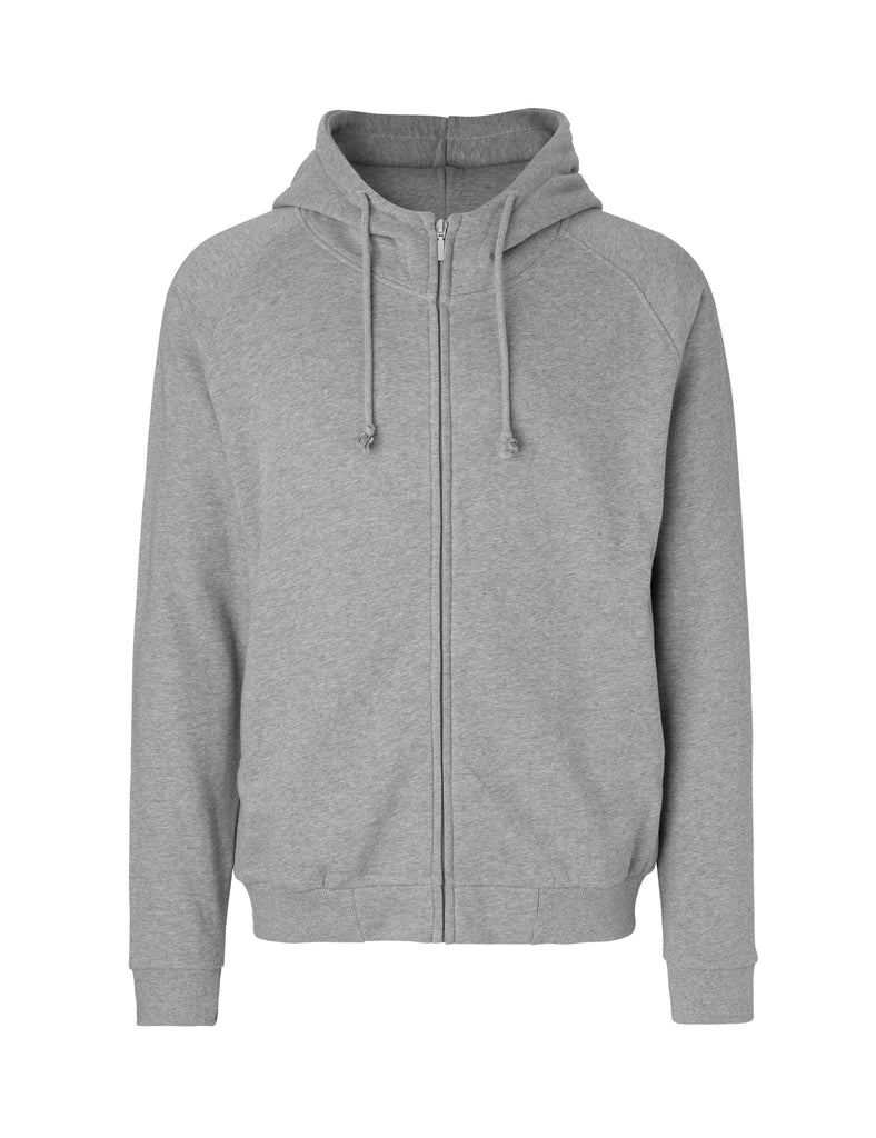 O63401 UNISEX HOODIE W. HIDDEN ZIP – Neutral