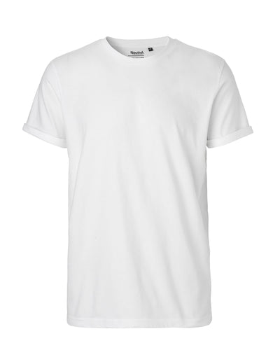 O60012 MENS ROLL UP SLEEVE T-SHIRT