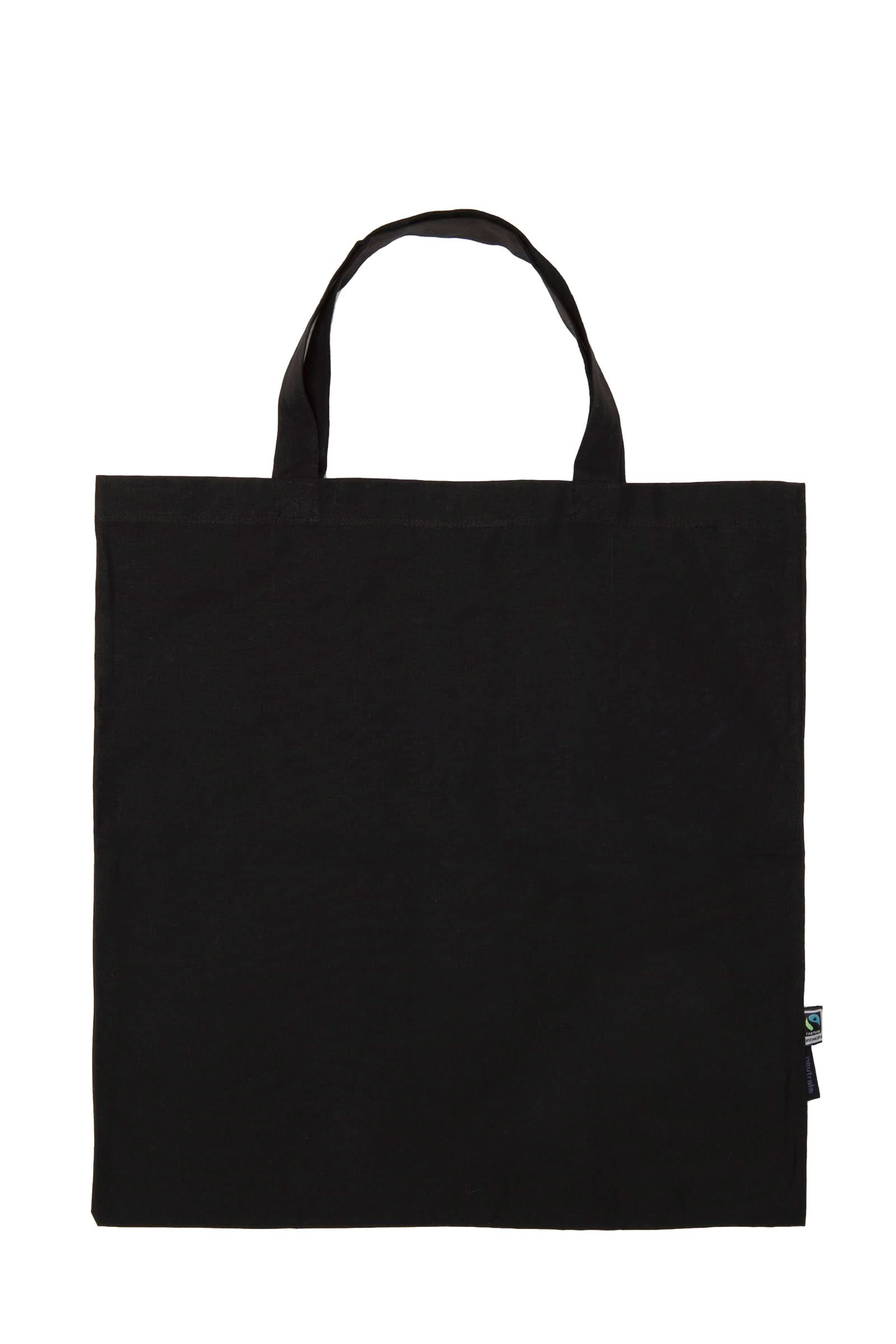 O90004 SHOPPING BAG, SHORT HANDLES – Neutral
