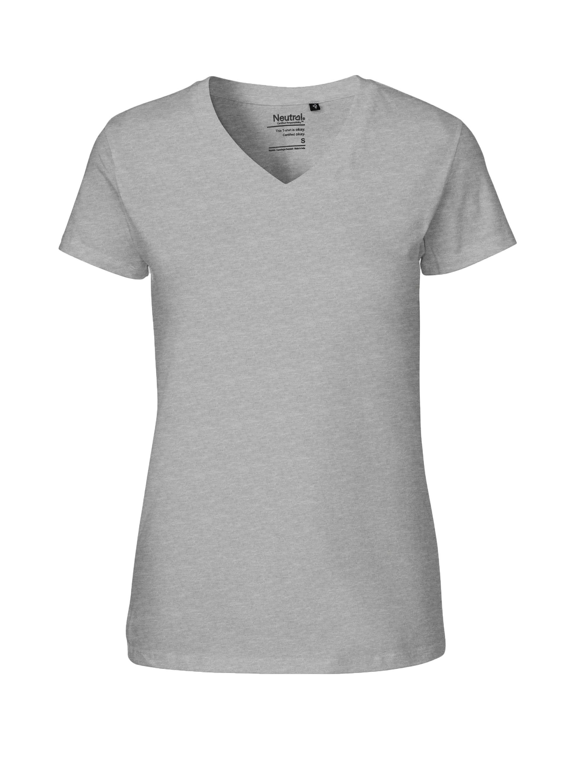 O81005 LADIES V-NECK T-SHIRT