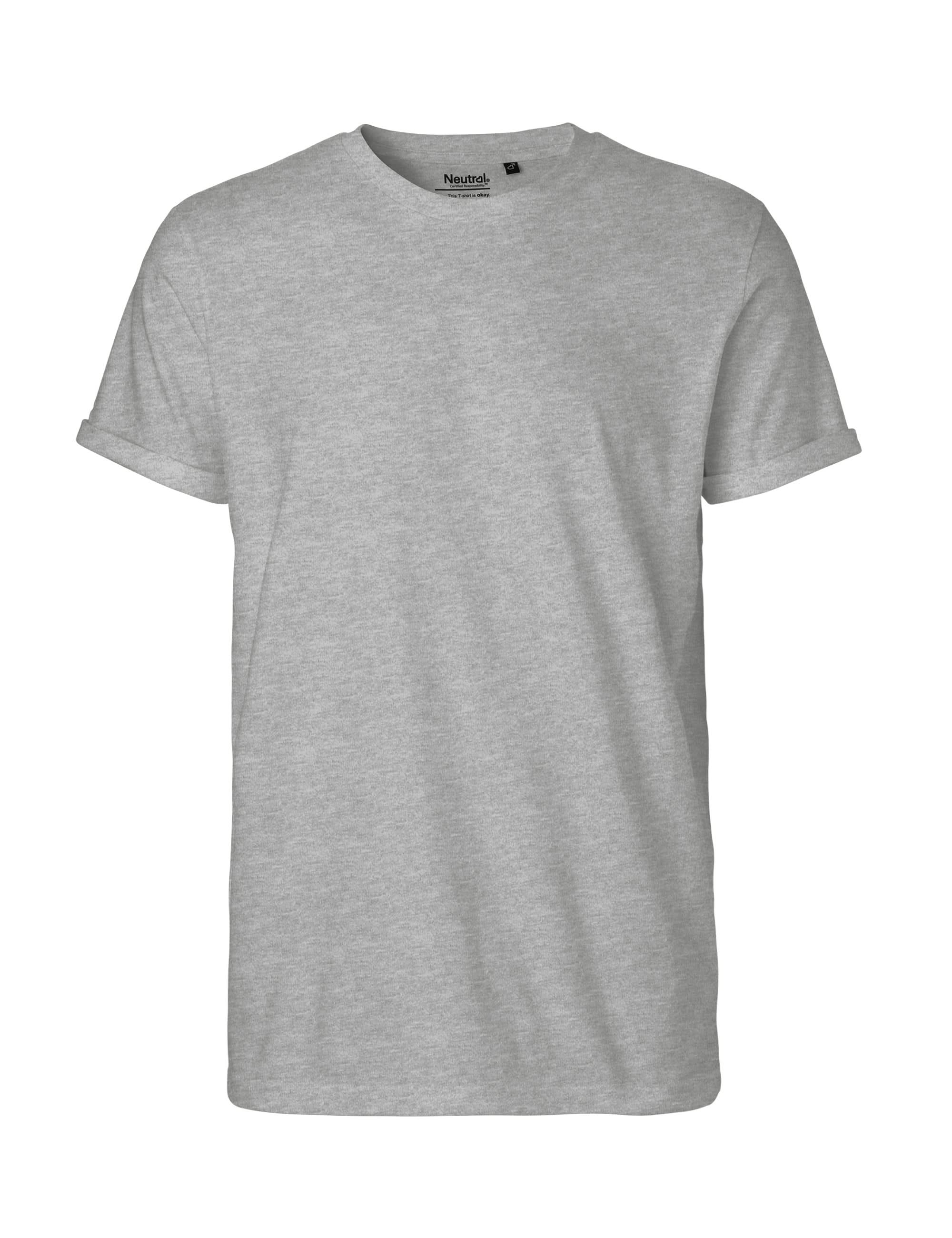 O60012 MENS ROLL UP SLEEVE T-SHIRT