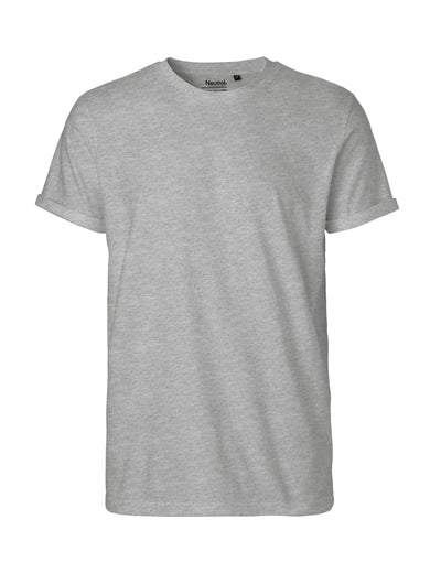O60012 MENS ROLL UP SLEEVE T-SHIRT