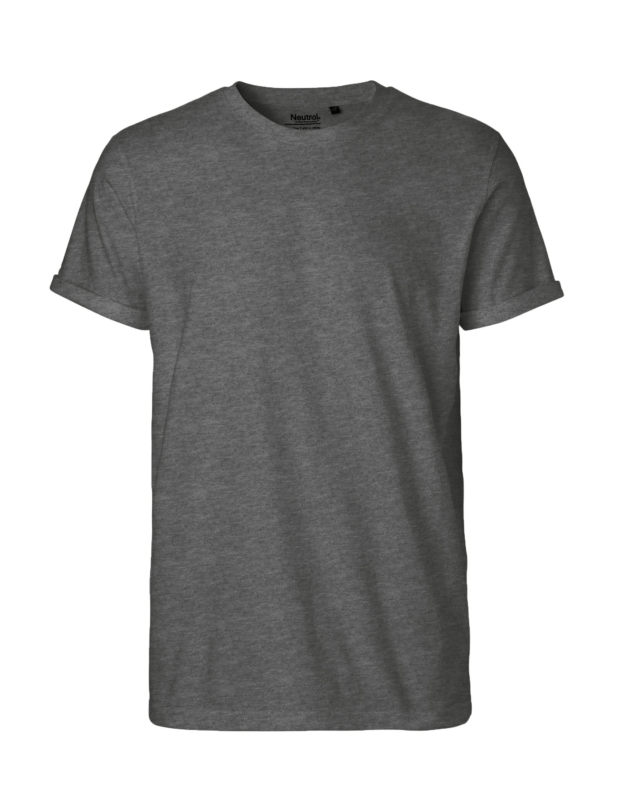 O60012 MENS ROLL UP SLEEVE T-SHIRT