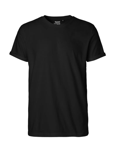 O60012 MENS ROLL UP SLEEVE T-SHIRT