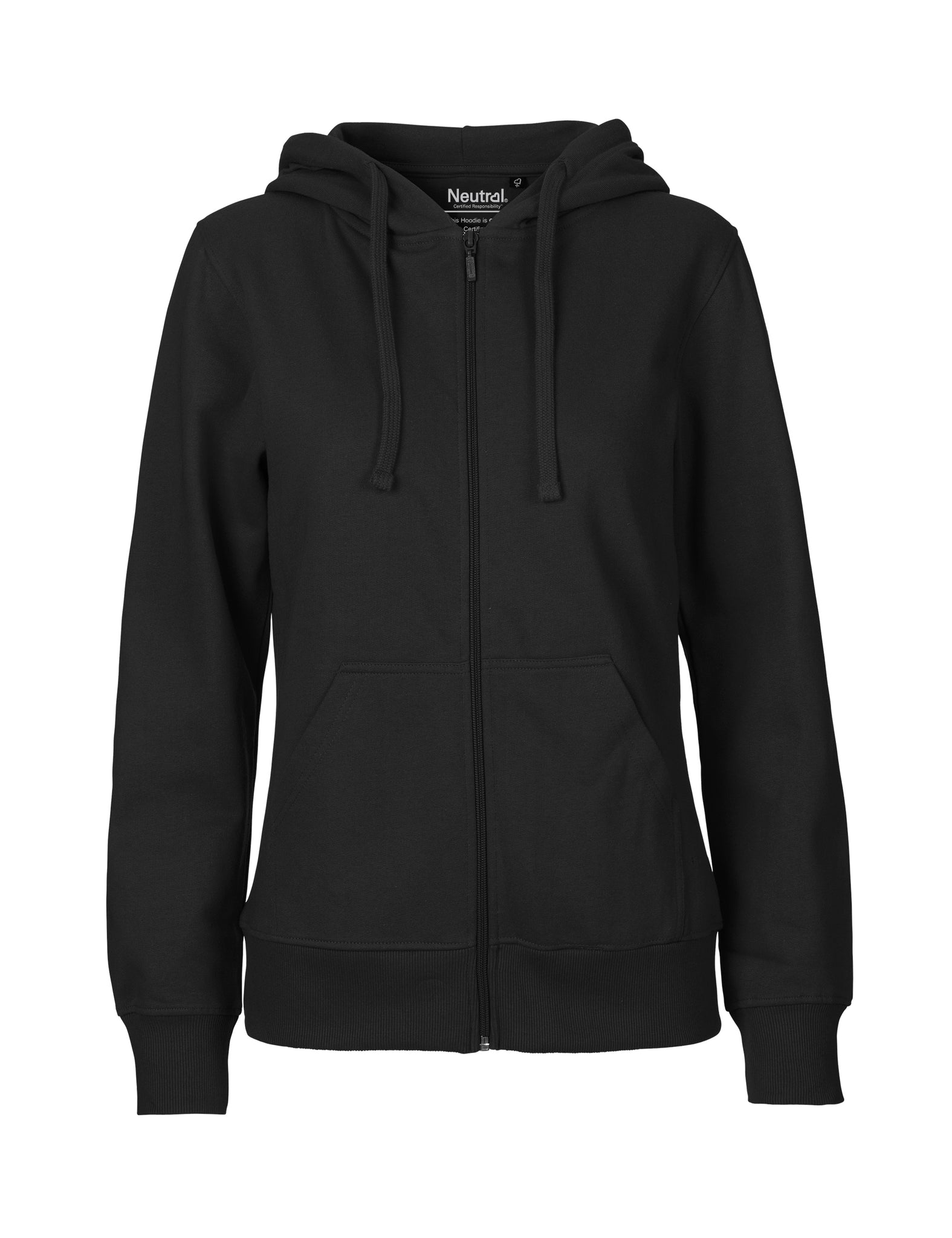 O83301 LADIES ZIP HOODIE – Neutral