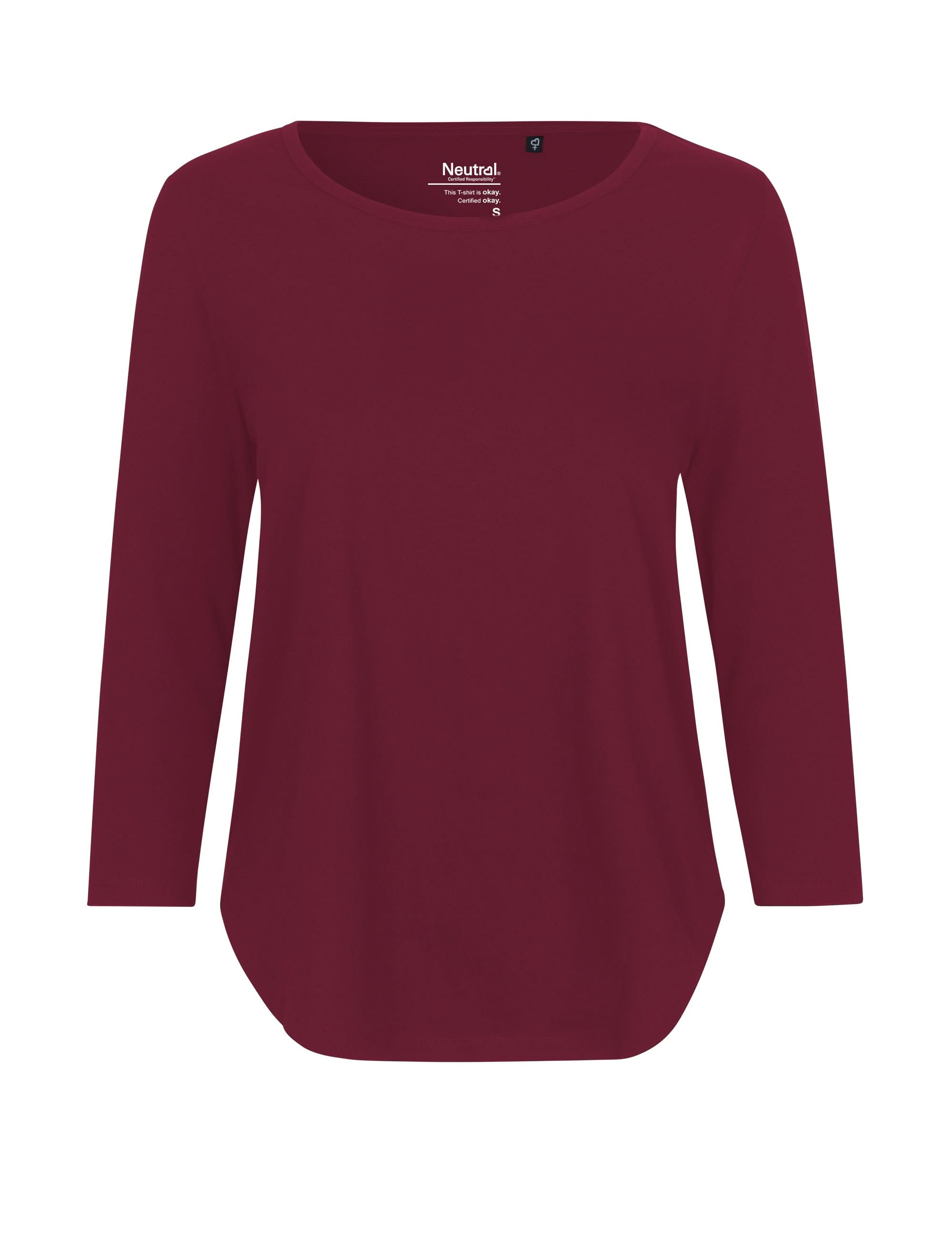 O81006 LADIES 3/4 SLEEVE T-SHIRT
