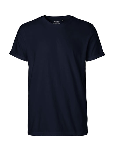 O60012 MENS ROLL UP SLEEVE T-SHIRT