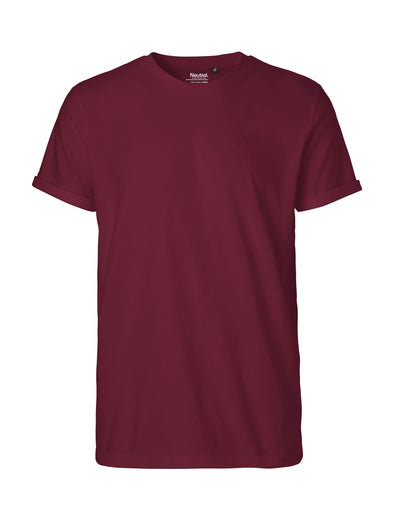 O60012 MENS ROLL UP SLEEVE T-SHIRT