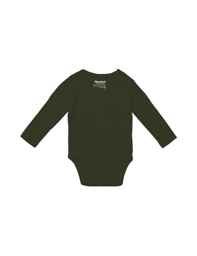 O11130 BABIES LONG SLEEVE BODYSTOCKING
