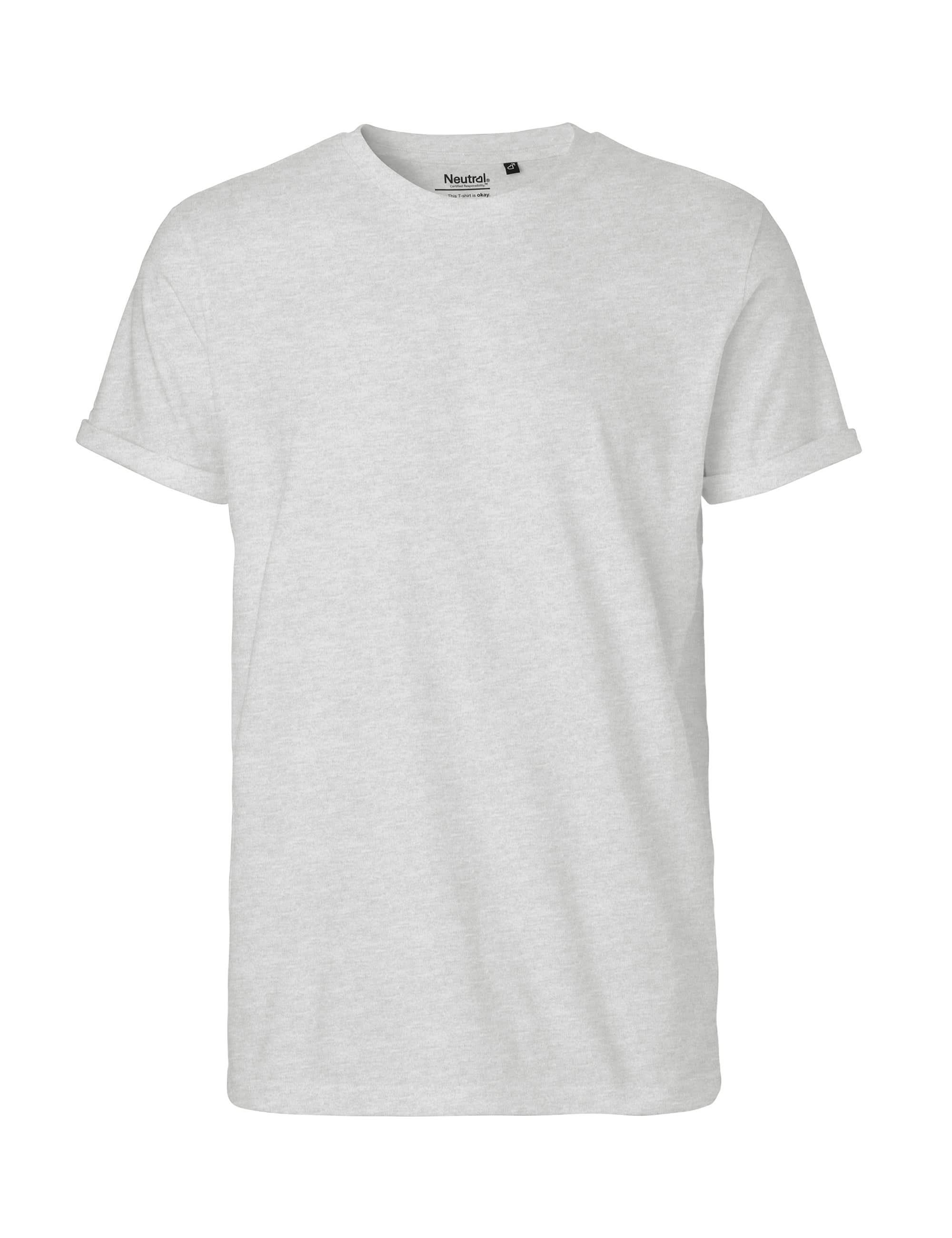 O60012 MENS ROLL UP SLEEVE T-SHIRT – Neutral