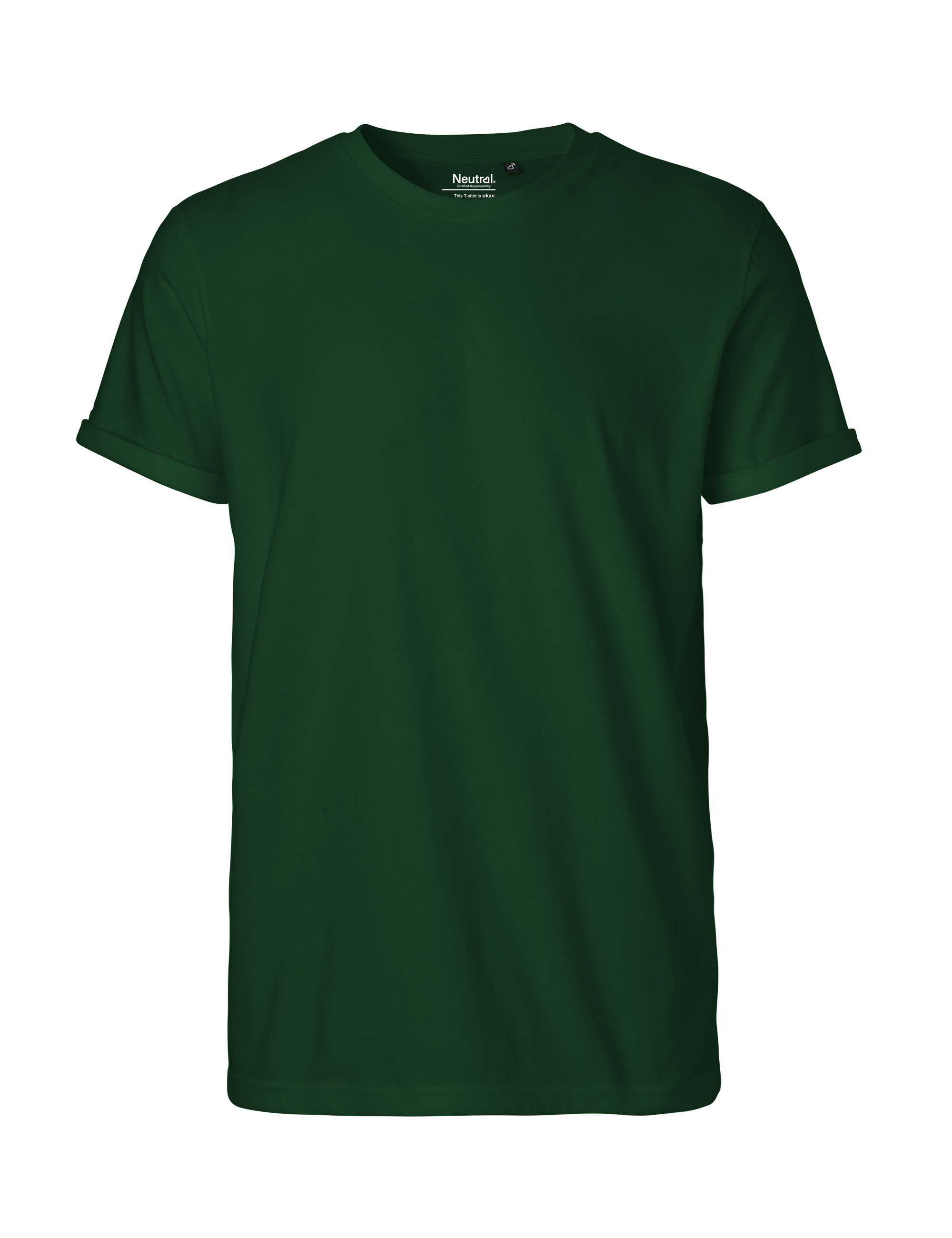 O60012 MENS ROLL UP SLEEVE T-SHIRT