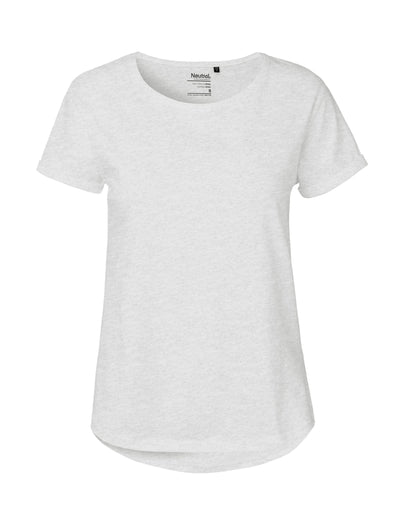 O80012 LADIES ROLL UP SLEEVE T-SHIRT