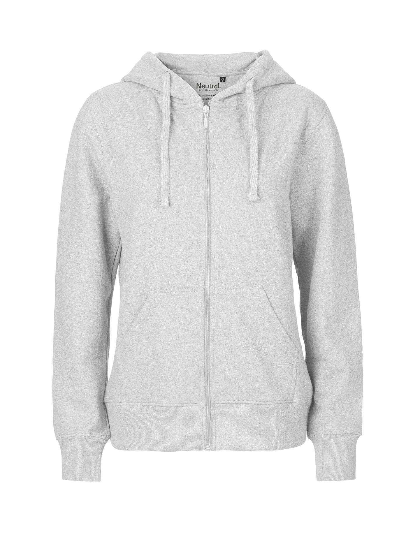 O83301 LADIES ZIP HOODIE – Neutral