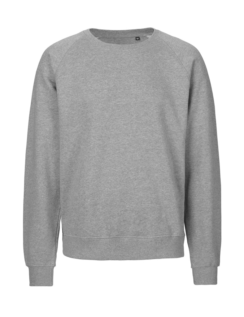 300 GSM Grey Cotton Crewneck Sweatshirt - Tirupur Brands